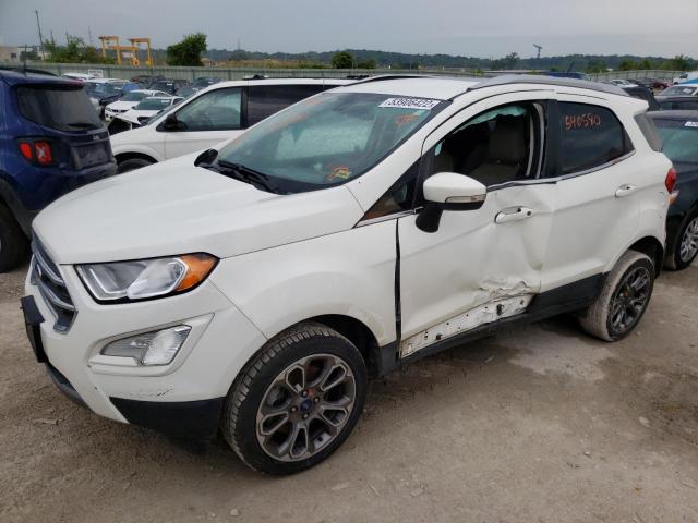 MAJ6P1WL7JC196408 - 2018 FORD ECOSPORT TITANIUM WHITE photo 9