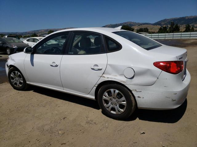 KMHDU4AD3AU133422 - 2010 HYUNDAI ELANTRA BLUE WHITE photo 2