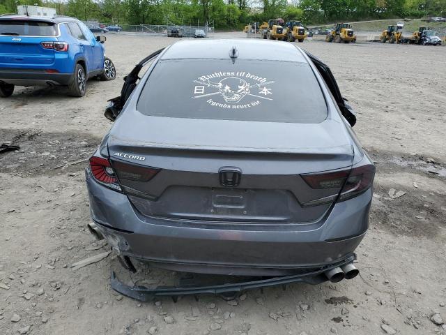 1HGCV1F17JA064523 - 2018 HONDA ACCORD LX GRAY photo 6