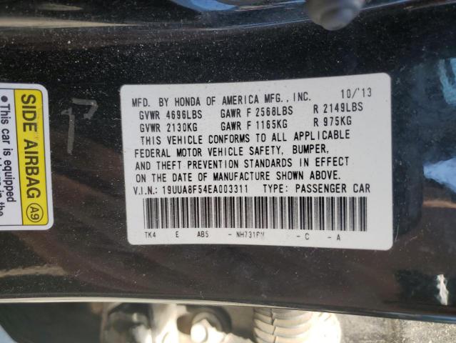 19UUA8F54EA003311 - 2014 ACURA TL TECH BLACK photo 12