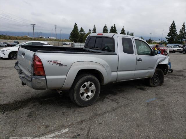 5TETU62N15Z103884 - 2005 TOYOTA TACOMA PRERUNNER ACCESS CAB SILVER photo 3