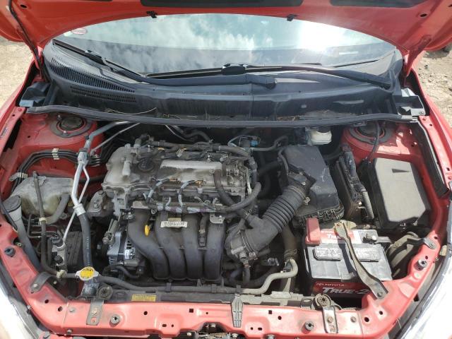 2T1KU4EE4BC742659 - 2011 TOYOTA COROLLA MA RED photo 7