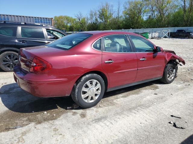 2G4WC532251318785 - 2005 BUICK LACROSSE CX BURGUNDY photo 3