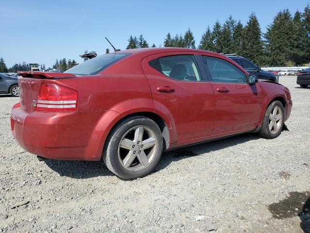 1B3LC56R08N603621 - 2008 DODGE AVENGER SXT RED photo 3
