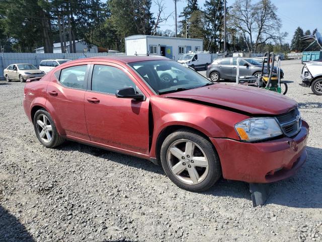 1B3LC56R08N603621 - 2008 DODGE AVENGER SXT RED photo 4