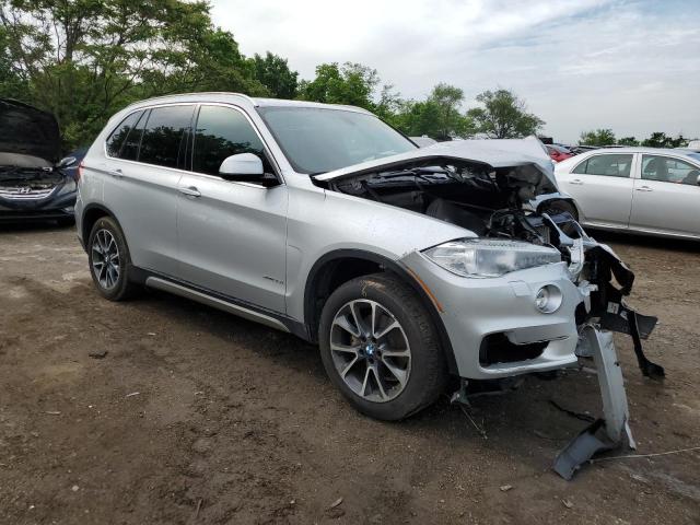 5UXKR0C32H0V71326 - 2017 BMW X5 XDRIVE35I SILVER photo 4