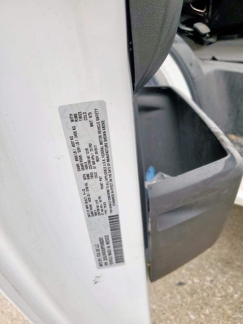 3C6LRVDG8PE506207 - 2023 RAM PROMASTER 2500 HIGH Blanc photo 13