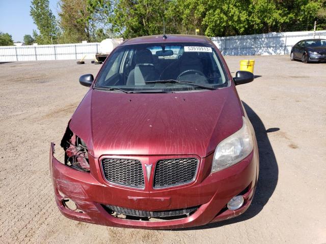 3G2TC6DE6AL116101 - 2010 PONTIAC G3 WAVE SE RED photo 5