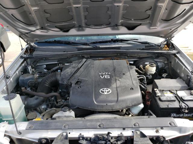 5TFJU4GN1DX032955 - 2013 TOYOTA TACOMA DOUBLE CAB PRERUNNER SILVER photo 11