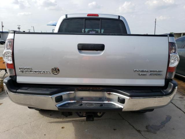 5TFJU4GN1DX032955 - 2013 TOYOTA TACOMA DOUBLE CAB PRERUNNER SILVER photo 6