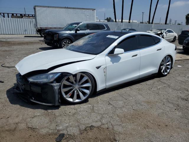 5YJSA1DP8CFP02575 - 2012 TESLA MODEL S WHITE photo 1