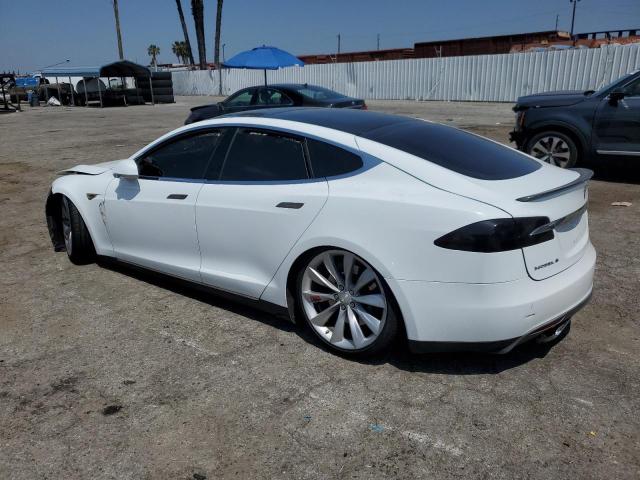 5YJSA1DP8CFP02575 - 2012 TESLA MODEL S WHITE photo 2