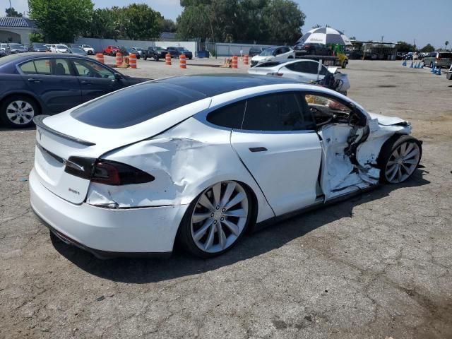 5YJSA1DP8CFP02575 - 2012 TESLA MODEL S WHITE photo 3