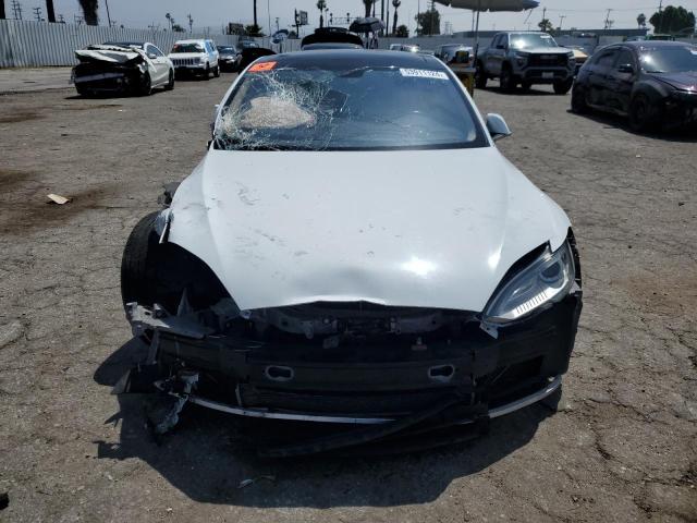 5YJSA1DP8CFP02575 - 2012 TESLA MODEL S WHITE photo 5