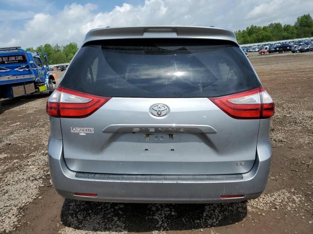 5TDKK3DC9FS643249 - 2015 TOYOTA SIENNA LE GRAY photo 6