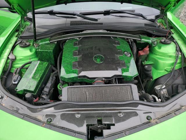 2G1FC1ED6B9158640 - 2011 CHEVROLET CAMARO LT GREEN photo 11