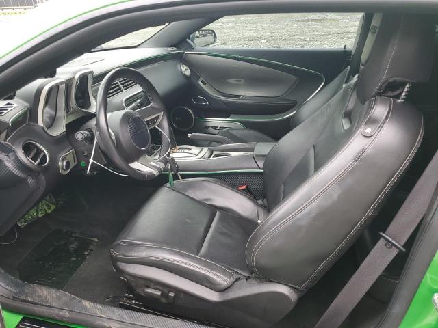 2G1FC1ED6B9158640 - 2011 CHEVROLET CAMARO LT GREEN photo 7