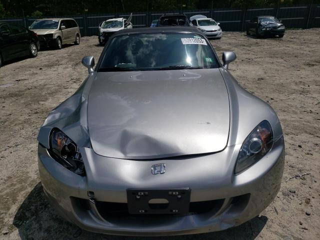 JHMAP21425S008396 - 2005 HONDA S2000 SILVER photo 5