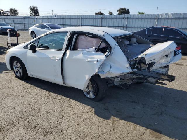 2HGFB2F53FH512019 - 2015 HONDA CIVIC LX WHITE photo 2