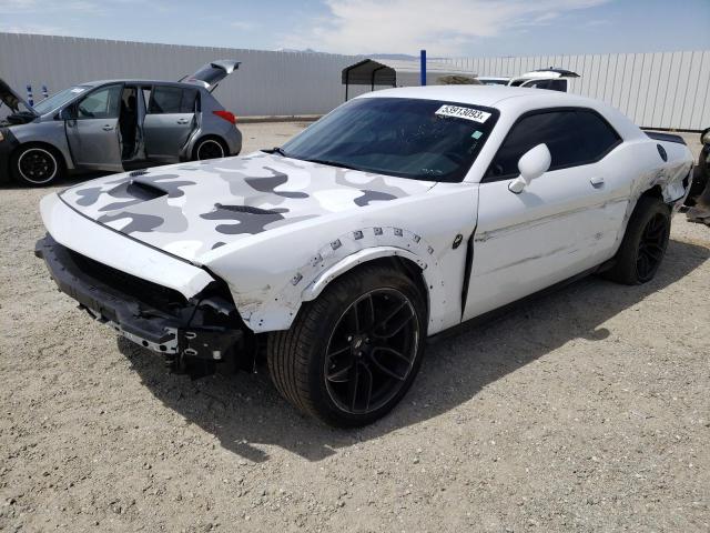 2C3CDZFJ4KH717221 - 2019 DODGE CHALLENGER R/T SCAT PACK WHITE photo 1