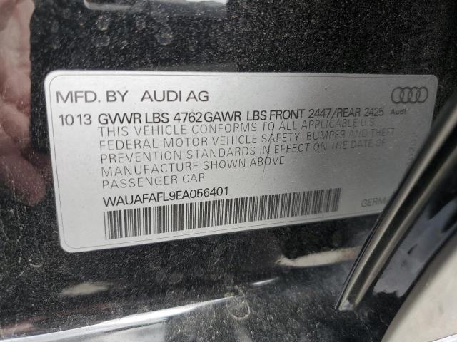 WAUAFAFL9EA056401 - 2014 AUDI A4 PREMIUM BLACK photo 12