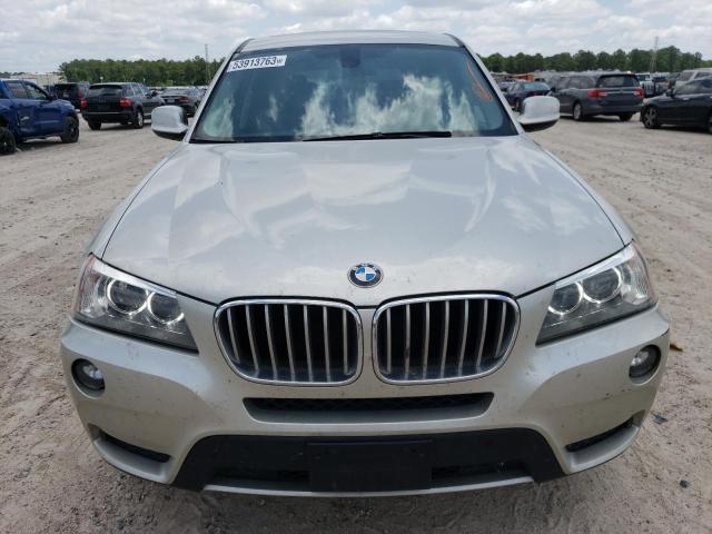 5UXWX9C59D0A22040 - 2013 BMW X3 XDRIVE28I SILVER photo 5