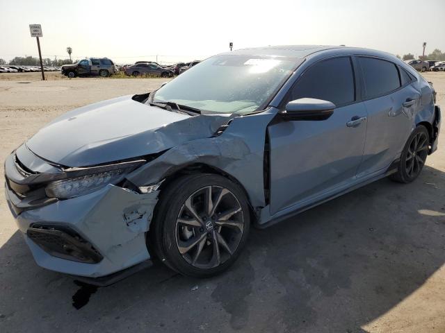 SHHFK7H92HU413369 - 2017 HONDA CIVIC SPORT TOURING GRAY photo 1