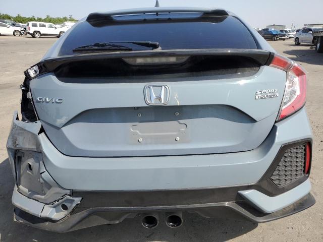 SHHFK7H92HU413369 - 2017 HONDA CIVIC SPORT TOURING GRAY photo 6