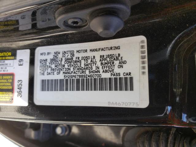 5Y2SP67889Z460700 - 2009 PONTIAC VIBE BLACK photo 13