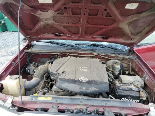 5TETU62N88Z566013 - 2008 TOYOTA TACOMA PRERUNNER ACCESS CAB RED photo 11