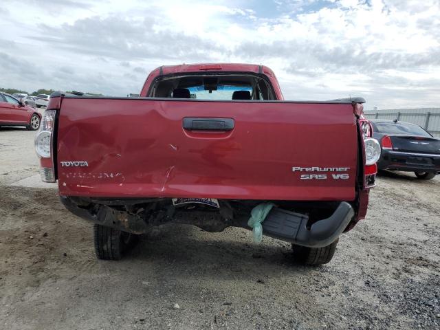 5TETU62N88Z566013 - 2008 TOYOTA TACOMA PRERUNNER ACCESS CAB RED photo 6