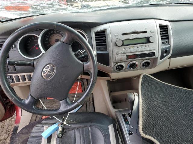 5TETU62N88Z566013 - 2008 TOYOTA TACOMA PRERUNNER ACCESS CAB RED photo 8