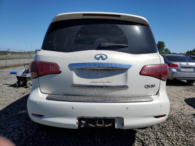 JN8AZ2NE8E9069441 - 2014 INFINITI QX80 WHITE photo 6