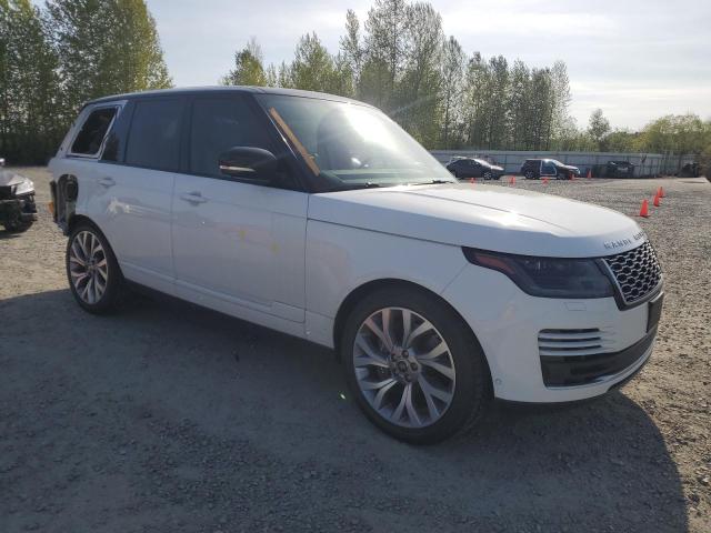 SALGS2SV8KA563235 - 2019 LAND ROVER RANGE ROVER HSE WHITE photo 4