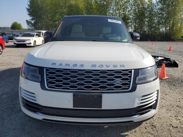 SALGS2SV8KA563235 - 2019 LAND ROVER RANGE ROVER HSE WHITE photo 5