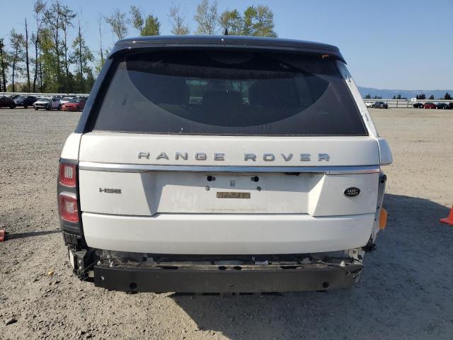 SALGS2SV8KA563235 - 2019 LAND ROVER RANGE ROVER HSE WHITE photo 6