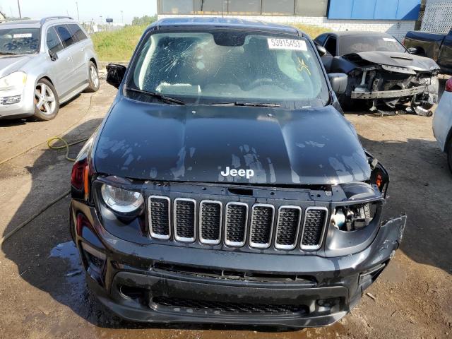 ZACNJAABXLPL25968 - 2020 JEEP RENEGADE SPORT BLACK photo 5