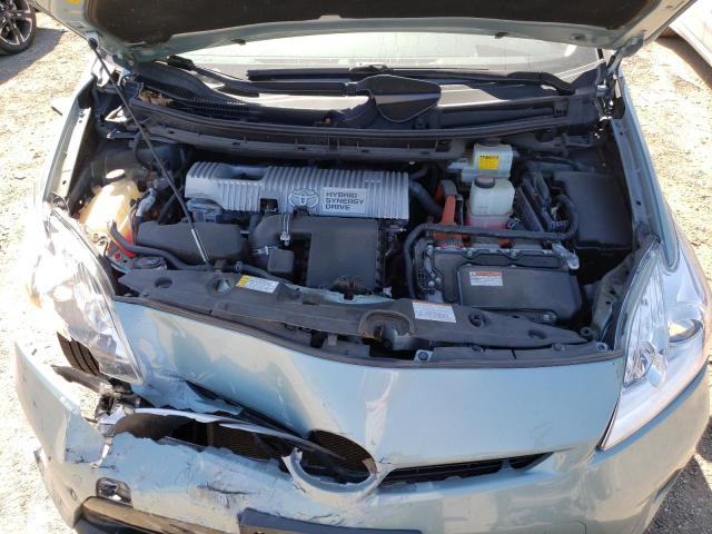 JTDKN3DUXF1999593 - 2015 TOYOTA PRIUS 灰色 照片 11