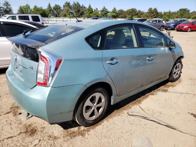 JTDKN3DUXF1999593 - 2015 TOYOTA PRIUS 灰色 照片 3