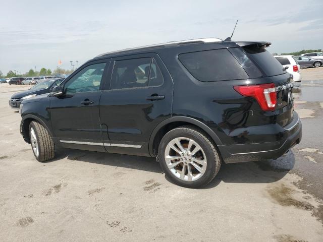 1FM5K7D88JGB97285 - 2018 FORD EXPLORER XLT BLACK photo 2