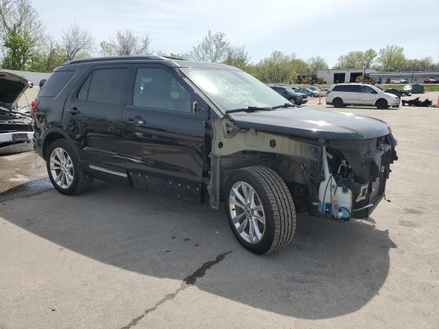 1FM5K7D88JGB97285 - 2018 FORD EXPLORER XLT BLACK photo 4