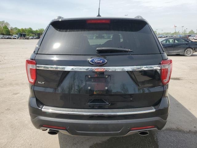 1FM5K7D88JGB97285 - 2018 FORD EXPLORER XLT BLACK photo 6