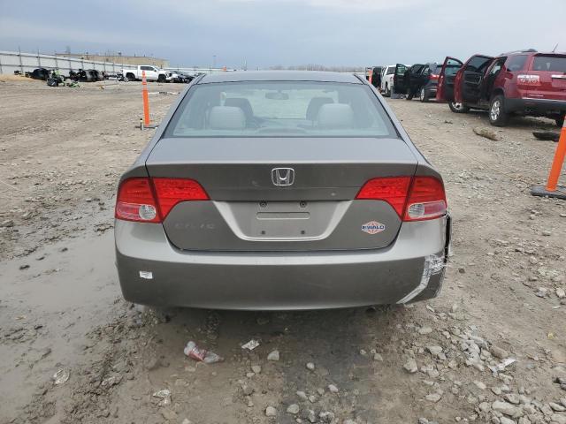 1HGFA16537L070991 - 2007 HONDA CIVIC LX TAN photo 6