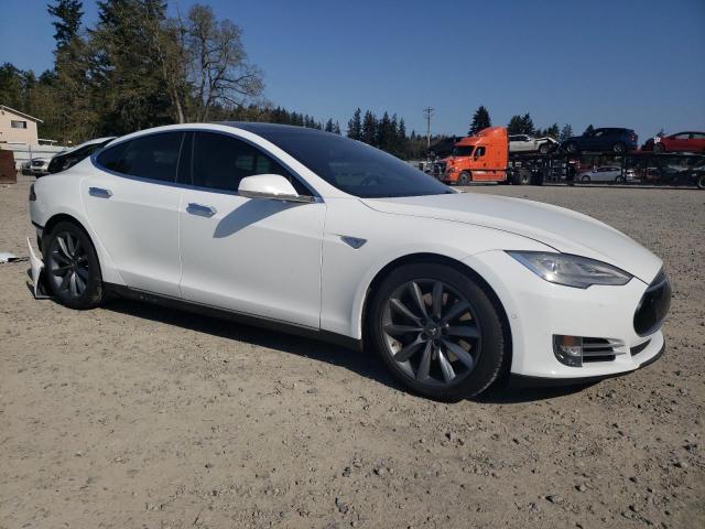 5YJSA1E20FF118291 - 2015 TESLA MODEL S Սպիտակ լուսանկար 4