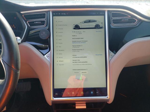 5YJSA1E20FF118291 - 2015 TESLA MODEL S Սպիտակ լուսանկար 9