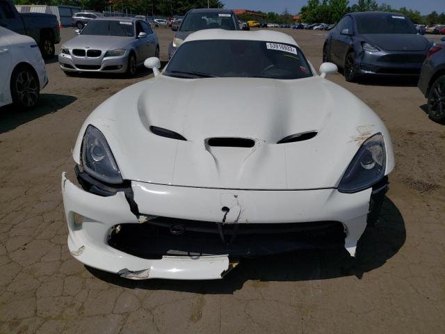 1C3ADEAZ9FV510172 - 2015 DODGE VIPER SRT WHITE photo 5