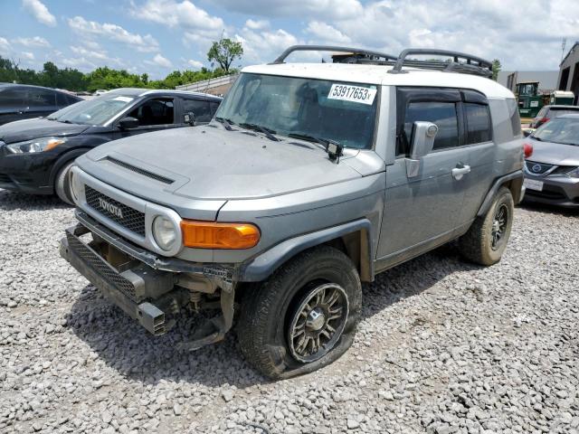 JTEBU4BF8AK075259 - 2010 TOYOTA FJ CRUISER SILVER photo 1