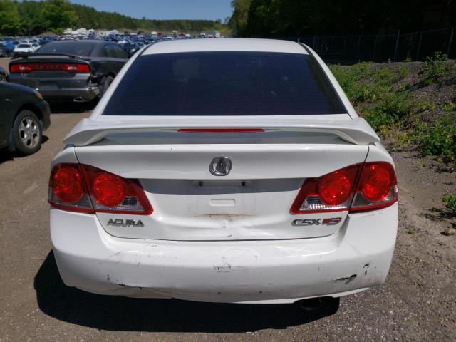 2HHFD55957H250050 - 2007 ACURA CSX TYPE S WHITE photo 6