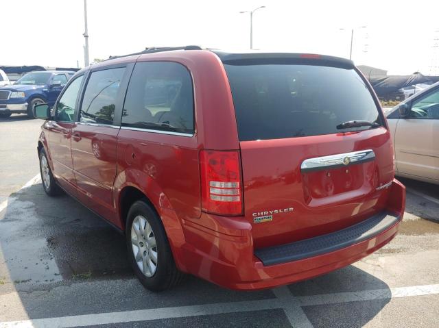 2A4RR4DE2AR167732 - 2010 CHRYSLER TOWN & COU LX RED photo 3