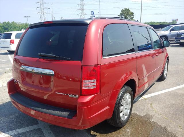 2A4RR4DE2AR167732 - 2010 CHRYSLER TOWN & COU LX RED photo 4